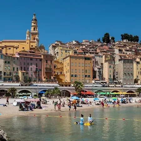 Menton Riviera Small Apartment Nearby Apartmán